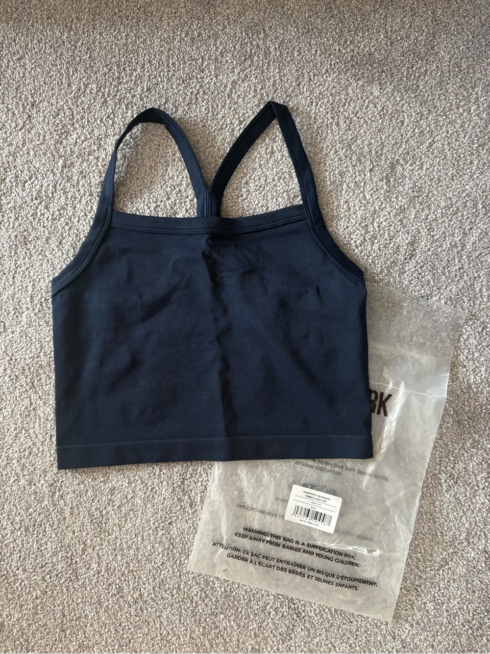 Gymshark Everyday Seamless Midi Tank Top (L)